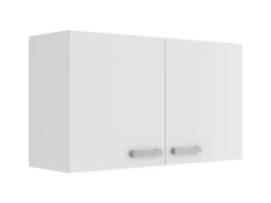 Optifit Küchenschränke<Oslo214 Küchen-Oberschrank 100 cm Feinstruktur Weiß