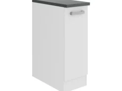 Optifit Oslo214 Küchen-Unterschrank 30 cm Feinstruktur Weiß< Einbauküchen|Küchenschränke