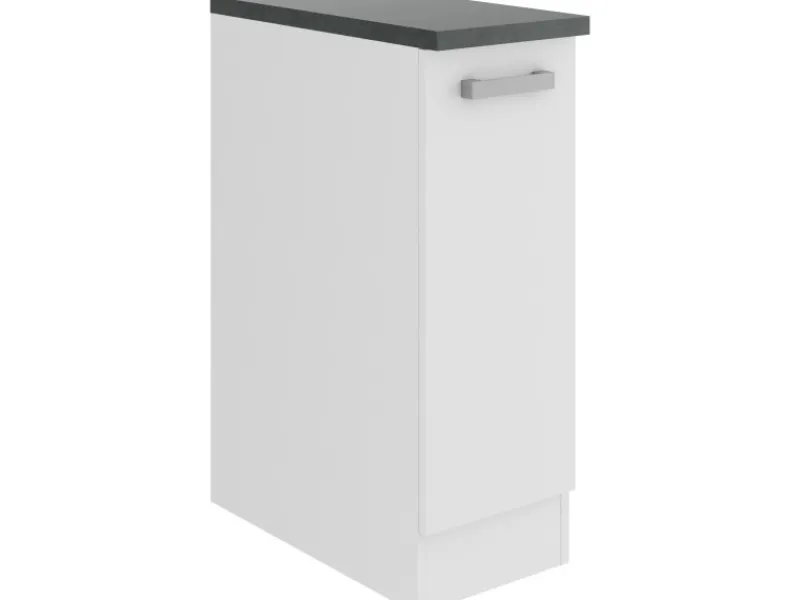 Optifit Oslo214 Küchen-Unterschrank 30 cm Feinstruktur Weiß< Einbauküchen|Küchenschränke