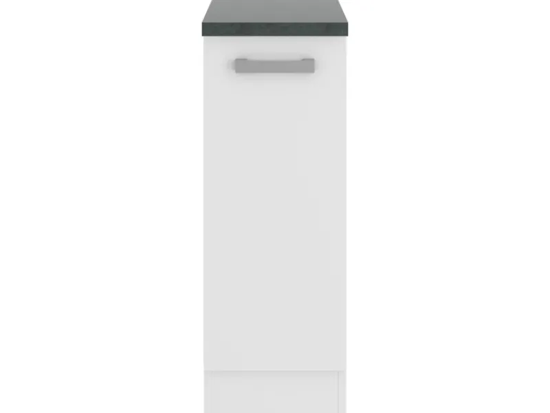 Optifit Oslo214 Küchen-Unterschrank 30 cm Feinstruktur Weiß< Einbauküchen|Küchenschränke