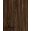 Optifit Küchenschränke<Rimini409 Küchen-Oberschrank 45 cm Rillendekor Nussbaum