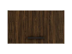 Optifit Rimini409 Küchen-Oberschrank 60 cm Rillendekor Nussbaum< Küchenschränke