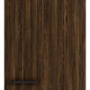 Best Optifit Rimini409 Küchen-Oberschrank 50 cm Rillendekor Nussbaum
