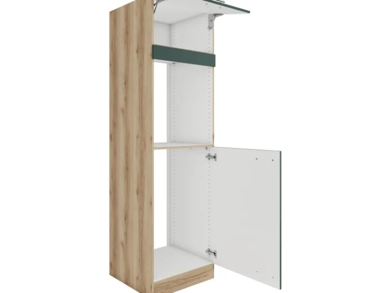 Outlet Optifit Savona405 Küchen-Geräteumbauschrank 60 cm Steingrün