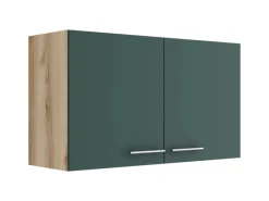Optifit Savona405 Küchen-Oberschrank 100 cm Steingrün< Küchenschränke