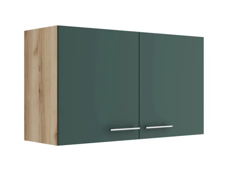 Optifit Savona405 Küchen-Oberschrank 100 cm Steingrün< Küchenschränke
