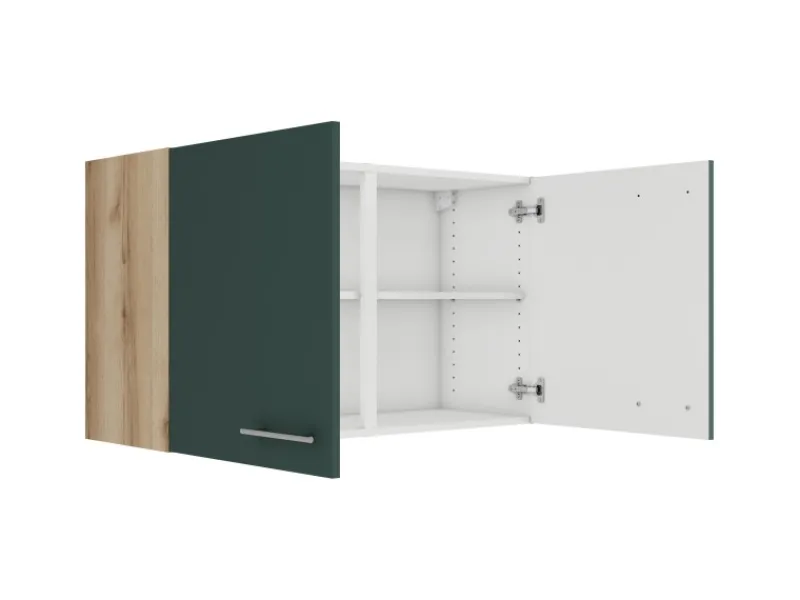 Optifit Savona405 Küchen-Oberschrank 100 cm Steingrün< Küchenschränke