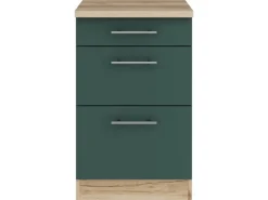 Optifit Küchenschränke<Savona405 Küchen-Unterschrank 50 cm Steingrün