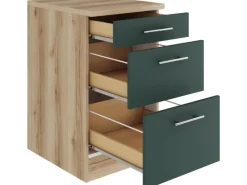 Optifit Küchenschränke<Savona405 Küchen-Unterschrank 50 cm Steingrün