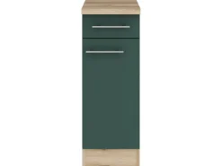 Optifit Savona405 Küchen-Unterschrank 30 cm Steingrün< Küchenschränke