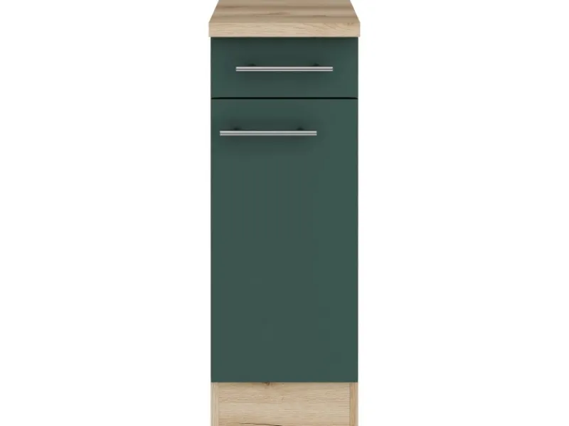 Optifit Savona405 Küchen-Unterschrank 30 cm Steingrün< Küchenschränke