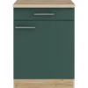 Outlet Optifit Savona405 Küchen-Unterschrank 60 cm Steingrün