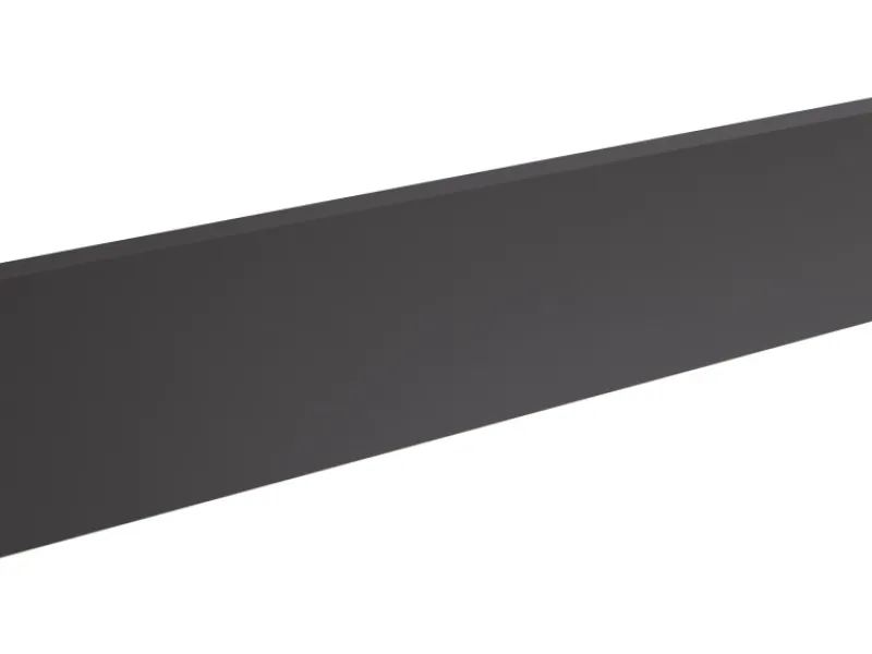 Optifit Küchenschränke<Sockelleiste mit Dichtung für OPTIkomfort 180 cm x 16,3 cm Anthrazit