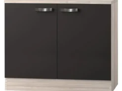 Optifit Küchenschränke<Spülenschrank inkl. Arbeitsplatte ohne Einbauspüle Optikult Faro 100cm