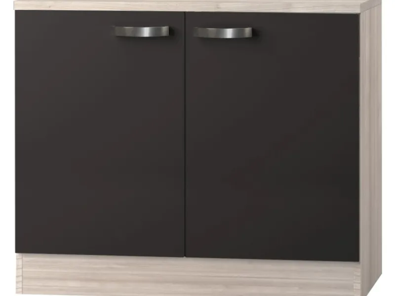 Optifit Küchenschränke<Spülenschrank inkl. Arbeitsplatte ohne Einbauspüle Optikult Faro 100cm