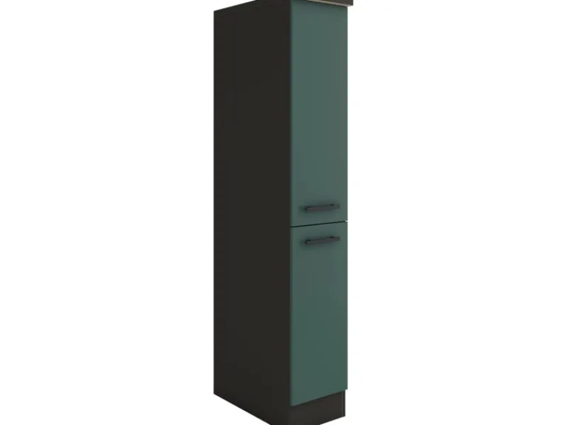 Optifit Küchenschränke<Verona405 Küchen-Apothekerschrank 30 cm Steingrün