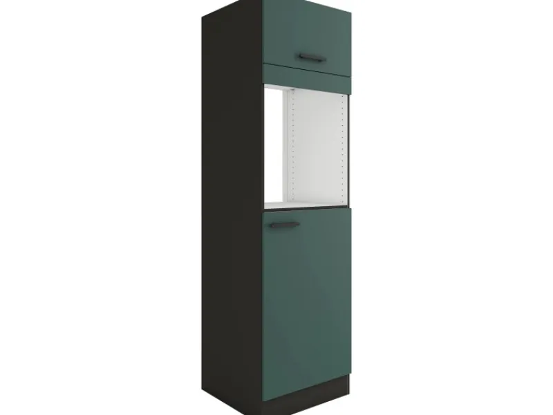Best Optifit Verona405 Küchen-Geräteumbauschrank 60 cm Steingrün