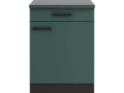 New Optifit Verona405 Küchen-Unterschrank 60 cm Steingrün