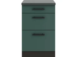 Optifit Verona405 Küchen-Unterschrank 50 cm Steingrün< Küchenschränke