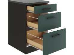 Optifit Verona405 Küchen-Unterschrank 50 cm Steingrün< Küchenschränke