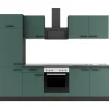 New Optifit Verona405 Küchenzeile 270 cm Steingrün