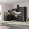Optifit Winkelküche Optikoncept Ingvar ohne E-Geräte 270 cm Anthrazit< Winkelküchen|Einbauküchen