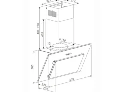 Clearance Optifit Winkelküche Optikoncept Ingvar 270 cm Anthrazit