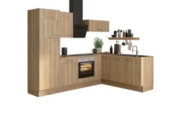Optifit Besteckkästen|Herde<Winkelküche Optikoncept Erik 270 cm Wildeiche Nachb.