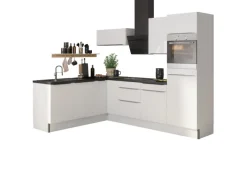 Discount Optifit Winkelküche Optikoncept Arvid ohne E-Geräte 270 cm Weiß