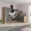 Optifit Kochfelder|Winkelküchen<Winkelküche Optikoncept Jonte 270 cm Anthrazit-Wildeiche Nachb.