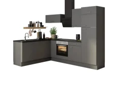 Optifit Winkelküchen|Kühlschränke<Winkelküche Optikoncept Mats 270 cm Basaltgrau