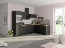 Optifit Winkelküchen|Einbauküchen<Winkelküche Optikoncept Ingvar 270 cm Anthrazit