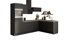 Optifit Winkelküchen|Einbauküchen<Winkelküche Optikoncept Ingvar 270 cm Anthrazit