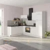 Optifit Winkelküche Optikoncept Rurik ohne E-Geräte 270 cm Weiß< Winkelküchen|Küchenschränke