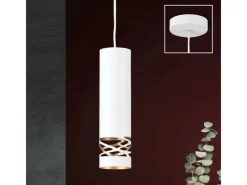 Orion Leuchten Hängeleuchte Trance 80 cm x 30 cm 1 x GU10 Weiß Gold< Kücheninseln