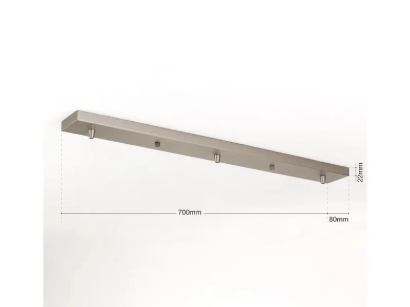Orion Lightstyle Deckenbaldachin 3 Auslässe 70 cm x 8 cm< Kücheninseln