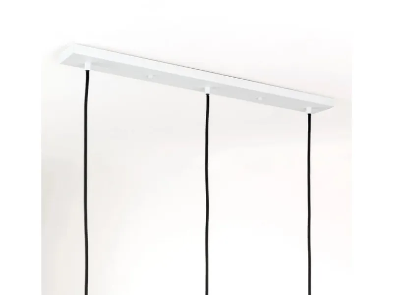 Online Orion Lightstyle Deckenbaldachin 3 Auslässe 70 cm x 8 cm Weiß