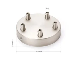 Orion Lightstyle Deckenbaldachin 5 Auslässe Ø 120 mm< Kücheninseln