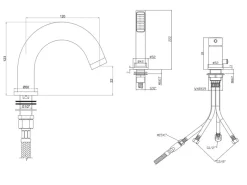 Ottofond Badewannen-Set Pino 155 cm Rechts inkl. Ablaufgarnitur und Armatur< Einhebelmischer
