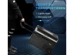 Outsunny Gefrierschränke|Kühlschränke<Autokühlschrank Kunststoff HDPE SchwarzGrau 711L x 46B x 44H cm