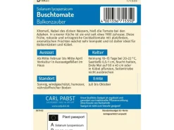 Best Pabst Keimkraft Buschtomate Früh & Robust Balkonzauber Saatgut