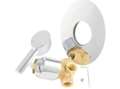 Sale PaulGurkes Duscharmatur Regendusche Unterputz oval Einhandmischer Deckenarm Duschkopf