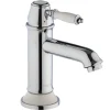 PaulGurkes Einhebelmischer<Nostalgie Wasserhahn Einhandmischer Retro Waschtischbatterie Metall