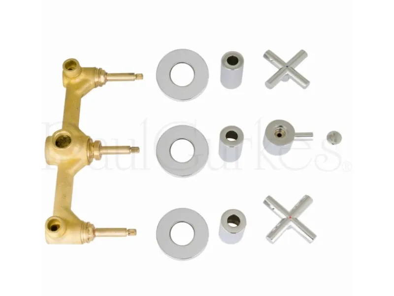PaulGurkes Einhebelmischer<Regendusche 30cm unterputz mit Wandarm Komplett Set Messing
