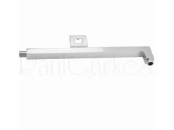 PaulGurkes Einhebelmischer<Regendusche 30cm unterputz mit Wandarm Komplett Set Messing
