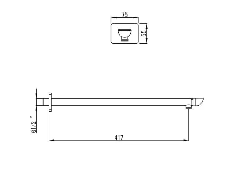 PaulGurkes Einhebelmischer<Regendusche Set Komplett 30cm Regenbrause Einhandmischer Unterputz
