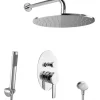 PaulGurkes Regendusche Unterputz Dusch Set oval Komplett I< Einhebelmischer