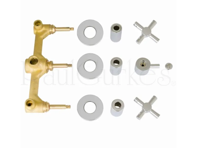 PaulGurkes Tropendusche Duschsystem unterputz 30cm Brausekopf Messing Duschset< Einhebelmischer
