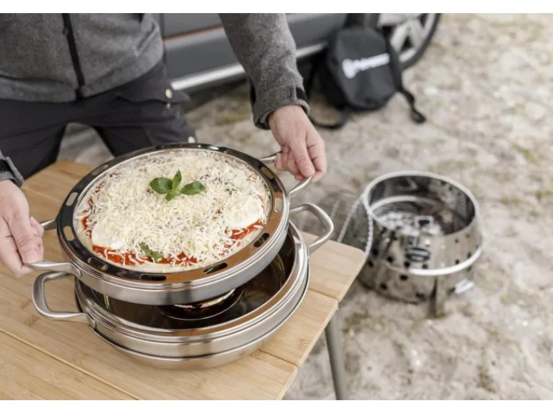 Petromax Herde<Backblech für Camping Backofen Edelstahl
