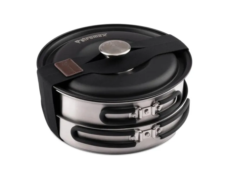 Hot Petromax Camping-Topfset Dimego Stahl
